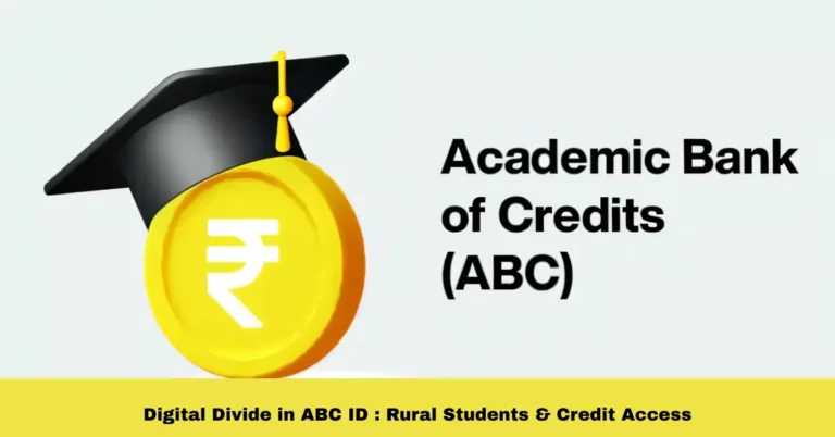 Digital Divide in ABC ID Rural Students & Credit Access